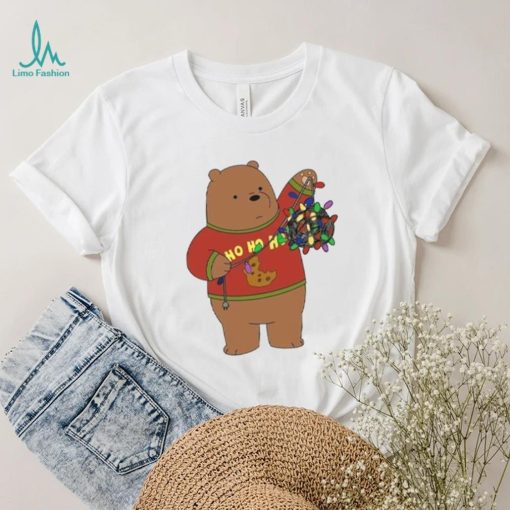 Brown Bear And Christmas Lights Shirt