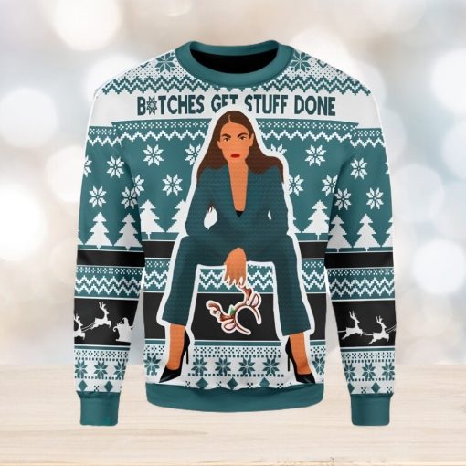 Btches Get Stuff Done Ugly Christmas Sweater Xmas Gift Men And Women Christmas Sweater