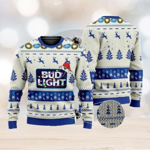 Bud Light Beer 3D All Over Printed Ugly Christmas Sweater Christmas Gift For Family