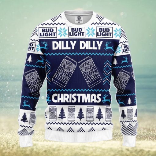 Bud Light Dilly Ugly Christmas Sweater Amazing Gift Men And Women Christmas Gift