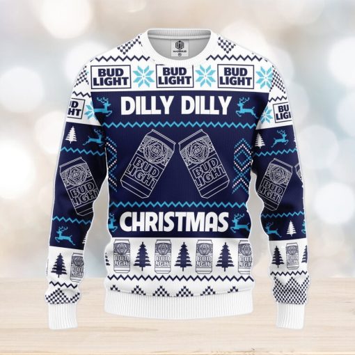 Bud Light Dilly Ugly Christmas Sweater Amazing Gift Men And Women Christmas Gift