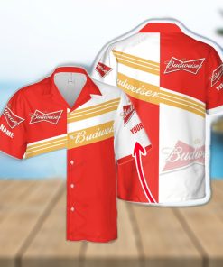 Budweiser Luau Custom Name Design Hawaiian Shirt For Men And Women Gift Beach