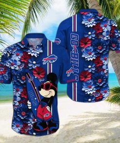 Buffalo Bills Aloha Mick Pattern Hawaiian Shirt For Fans