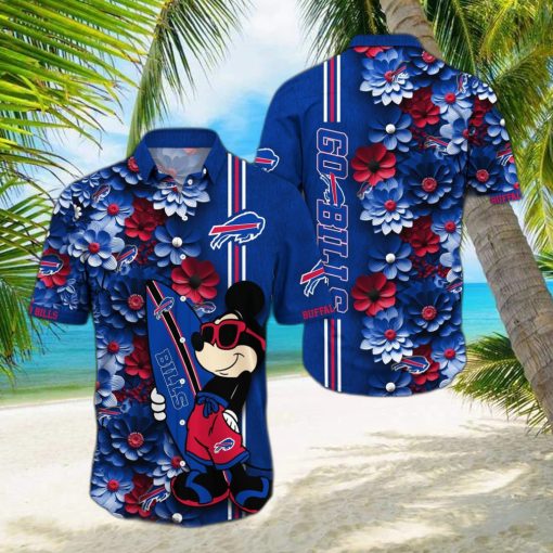 Buffalo Bills Aloha Mick Pattern Hawaiian Shirt For Fans