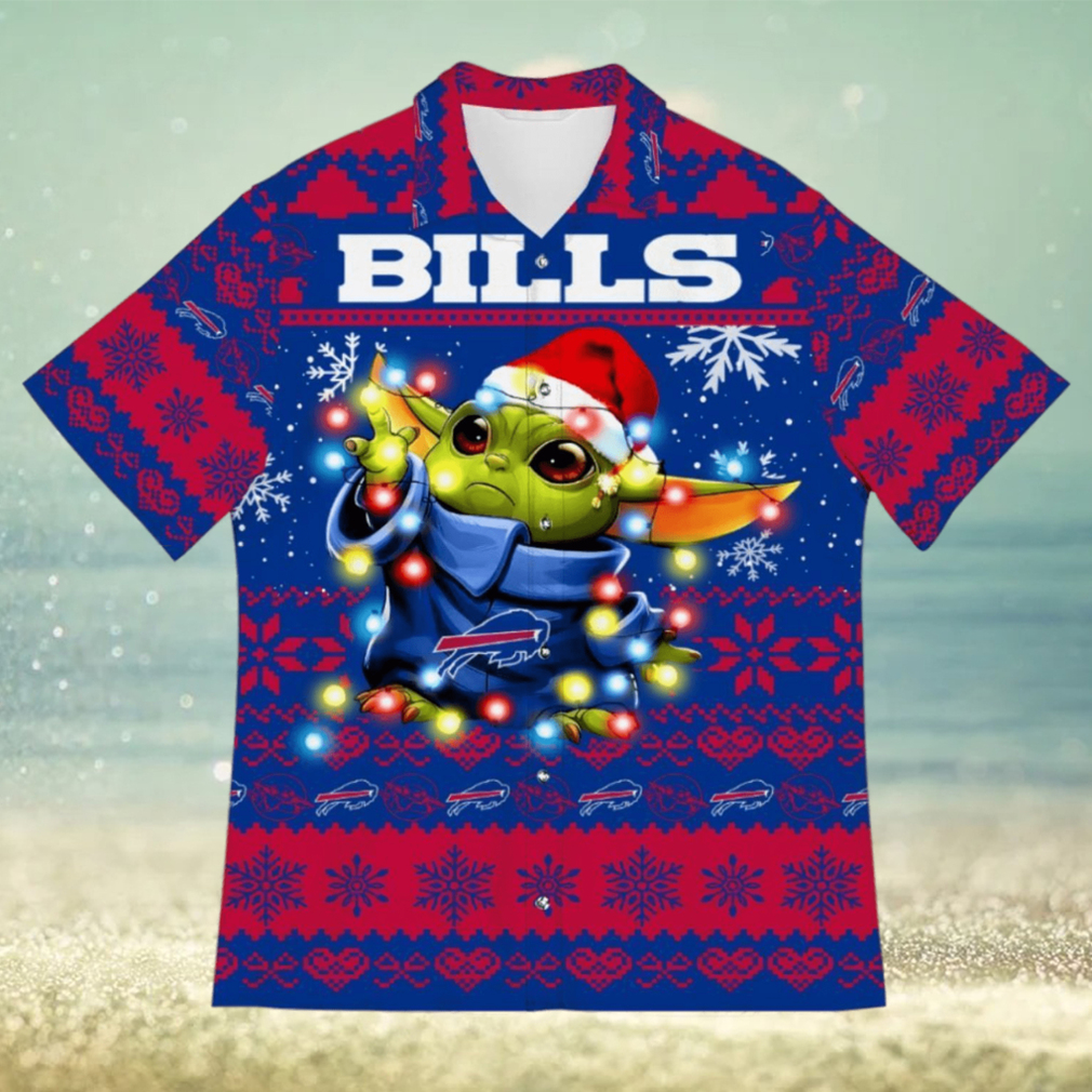 Bills Nfl Baby Yoda Star Wars Hawaiian Shirt - Limotees