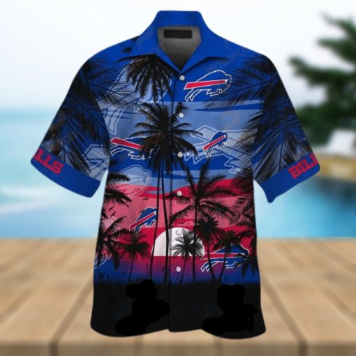 Buffalo Bills Hawaiian Shirt Buffalo Bills Palm Tree Sunset Blue Hawaii Shirt Buffalo Bills Aloha Shirt