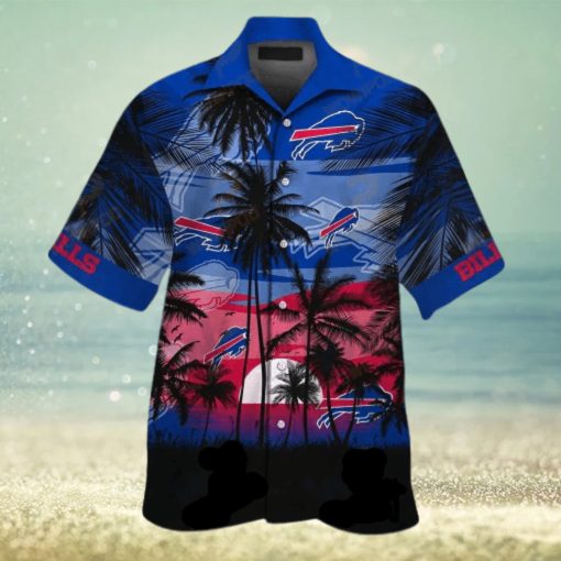 Buffalo Bills Hawaiian Shirt Buffalo Bills Palm Tree Sunset Blue Hawaii Shirt Buffalo Bills Aloha Shirt