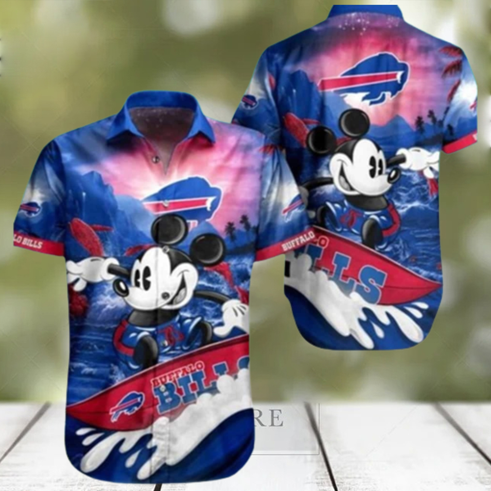 Buffalo Bills Mickey Mouse Hawaiian Shirt Summer Gift For Friend - Limotees