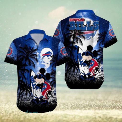 Buffalo Bills NFL Team Logo Baby Yoda Hawaiian Shirt