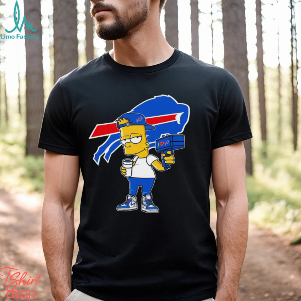 Buffalo Bills NFL X Bart Simpson cartoon shirt - Limotees