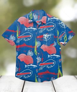 Buffalo Bills Scallops Coral Fish Beach Aloha Hawaiian Shirt