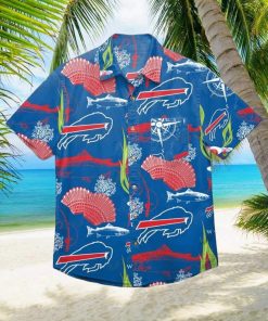 Buffalo Bills Scallops Coral Fish Beach Aloha Hawaiian Shirt