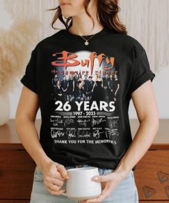 Buffy The Vampire Slayer 26 Years 1997 2023 Thank You For The Memories Signatures Shirt