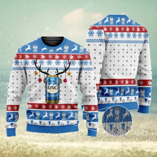 Busch Beer 3D All Over Printed Ugly Christmas Sweater Christmas Gift For Family