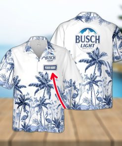 Busch Light Best Custom Name Hawaiian Shirt Love Beer Gift