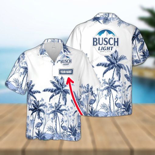 Busch Light Best Custom Name Hawaiian Shirt Love Beer Gift