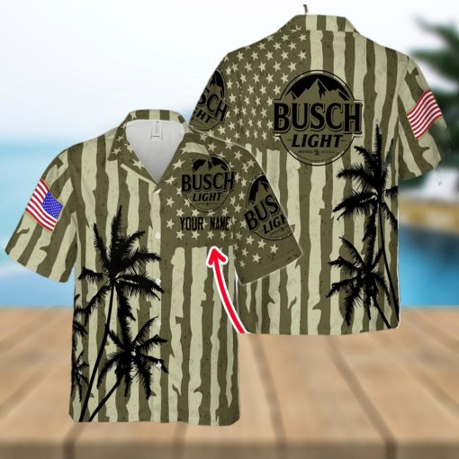 Busch Light Famous Custom Name Hawaiian Shirt Love Beer Gift