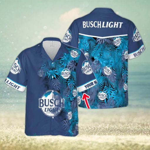 Busch Light Vintage Custom Name Design Hawaiian Shirt For Men And Women Gift Beach