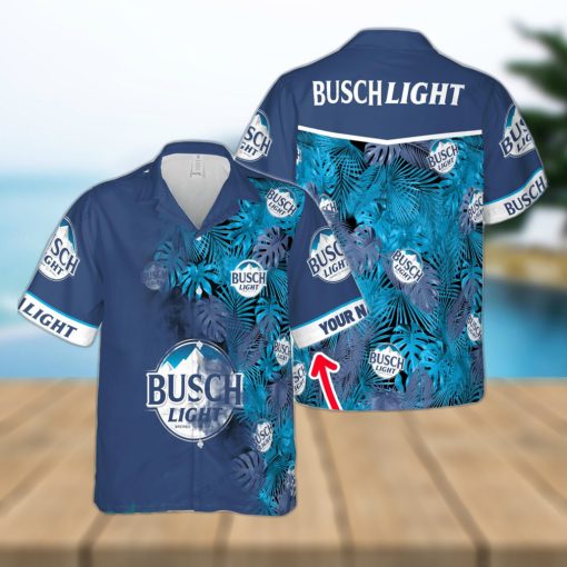 Busch Light Vintage Custom Name Design Hawaiian Shirt For Men And Women Gift Beach