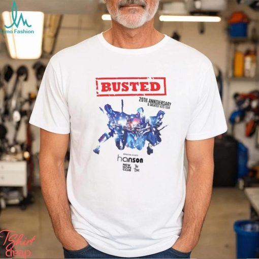 Busted 2023 Tour T Shirt 20Th Anniversary And Greatest Hits Band Shirts Reunion Shirt Sweatshirt Classic