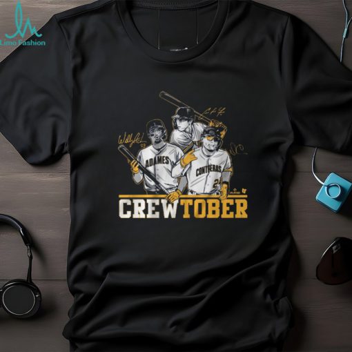 CHRISTIAN YELICH, WILLY ADAMES, & WILLIAM CONTRERAS CREWTOBER SHIRT