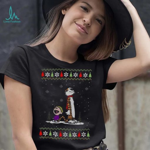 Calvin And Hobbes Mery Christmas T Shirt