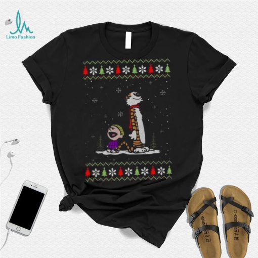 Calvin And Hobbes Mery Christmas T Shirt
