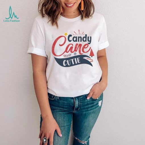 Candy Cane Cutie Christmas Holiday Quote’ Men’s V Neck T Shirt