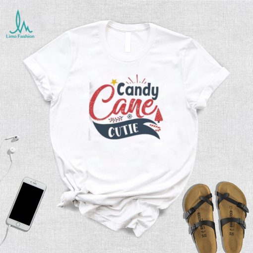 Candy Cane Cutie Christmas Holiday Quote’ Men’s V Neck T Shirt