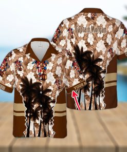 Captain Morgan Collar Custom Name Design Hawaiian Shirt For Men And Women Gift Beach