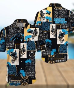 Carolina Panthers Map US Pattern Hawaiian Shirt Short Sleeve For Men And Women