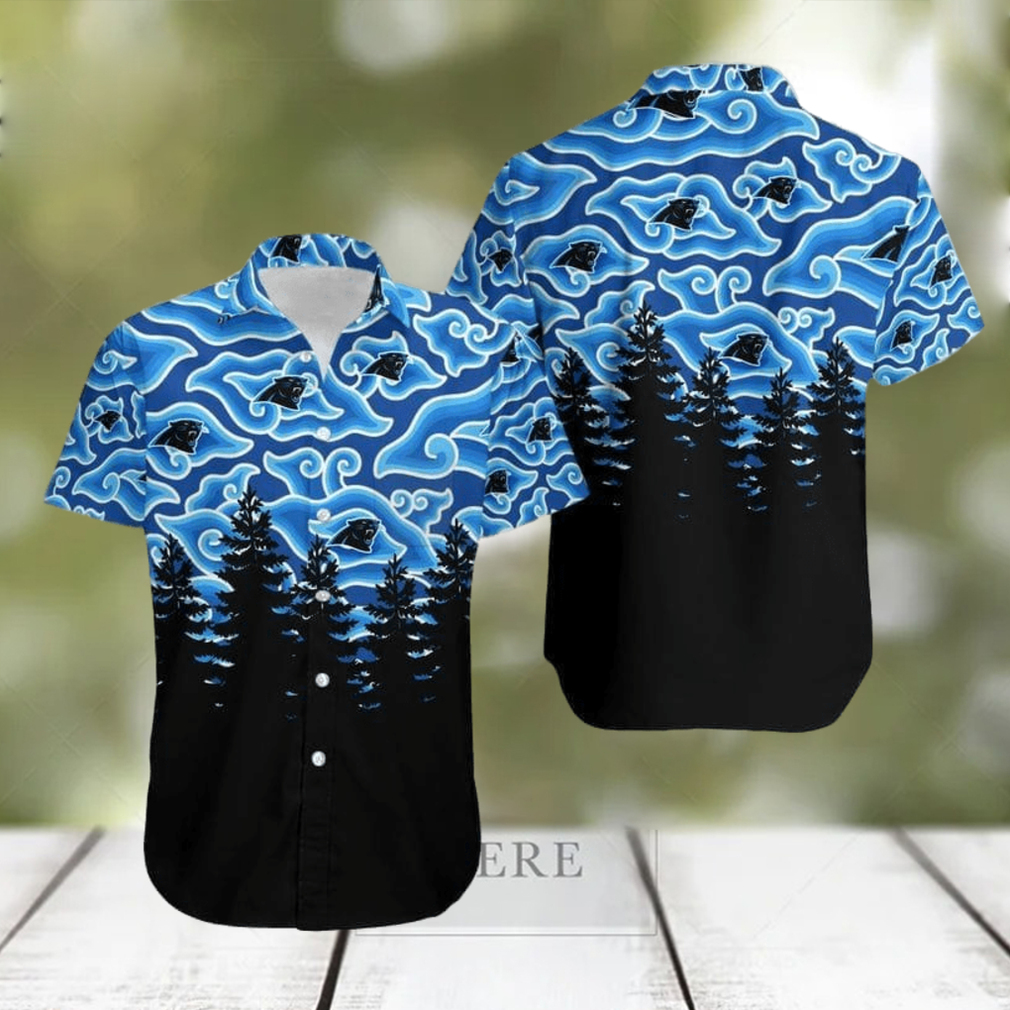 NFL Carolina Panthers Style Trending Model 9 Funny 3D NFL Hawaiian