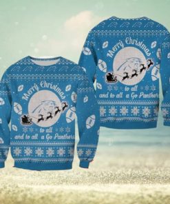 Carolina Panthers Ugly Christmas Sweater Party All Are Welcome to Join the Festive Festivities