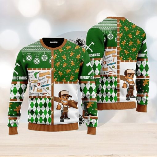 Carpenter Ugly Christmas Sweater For Men And Women