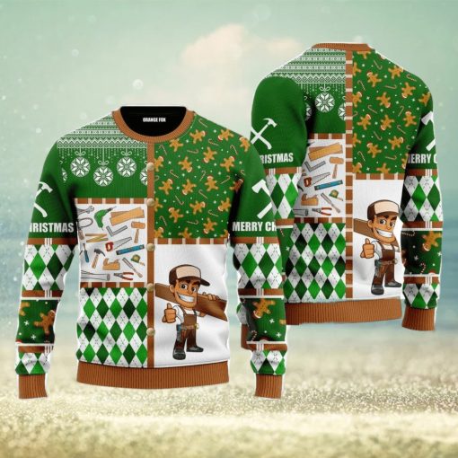 Carpenter Ugly Christmas Sweater For Men And Women