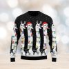 Cat And Christmas Light Funny Christmas 3D Sweater Matching Family Shirts For Christmas