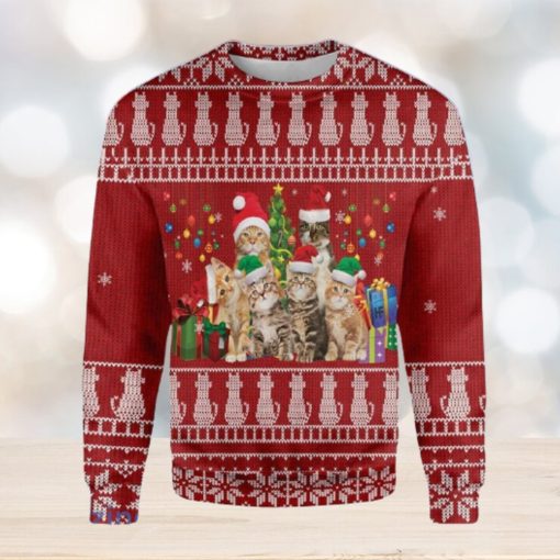 Cat Lovers Christmas Ugly Christmas Sweater Best Gift For Men And Women