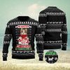 Black Cat Sleigh To Death Star Knitting Pattern Christmas 3D Sweater