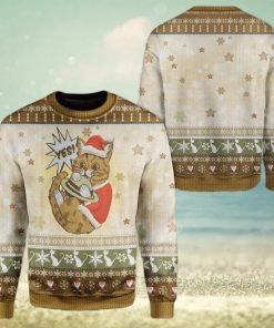 Cat Unisex Ugly Sweater For Christmas