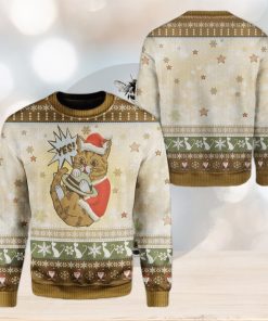 Cat Unisex Ugly Sweater For Christmas