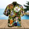 Raiders Hawaiian Shirt Print Rose Skull Unleash Your Team Spirit