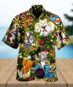 Cats Merry Christmas Angel Limited Edition Hawaiian Shirt