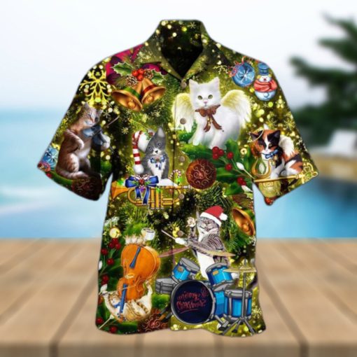 Cats Merry Christmas Angel Limited Edition Hawaiian Shirt