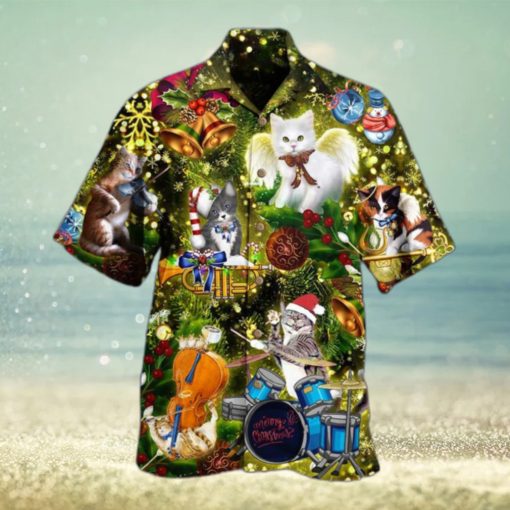 Cats Merry Christmas Angel Limited Edition Hawaiian Shirt