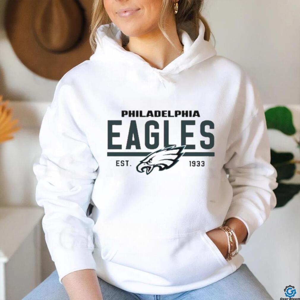 Awesome 2023 Philadelphia Eagles In My Veins Jesus In My Heart Logo T shirt  - Limotees