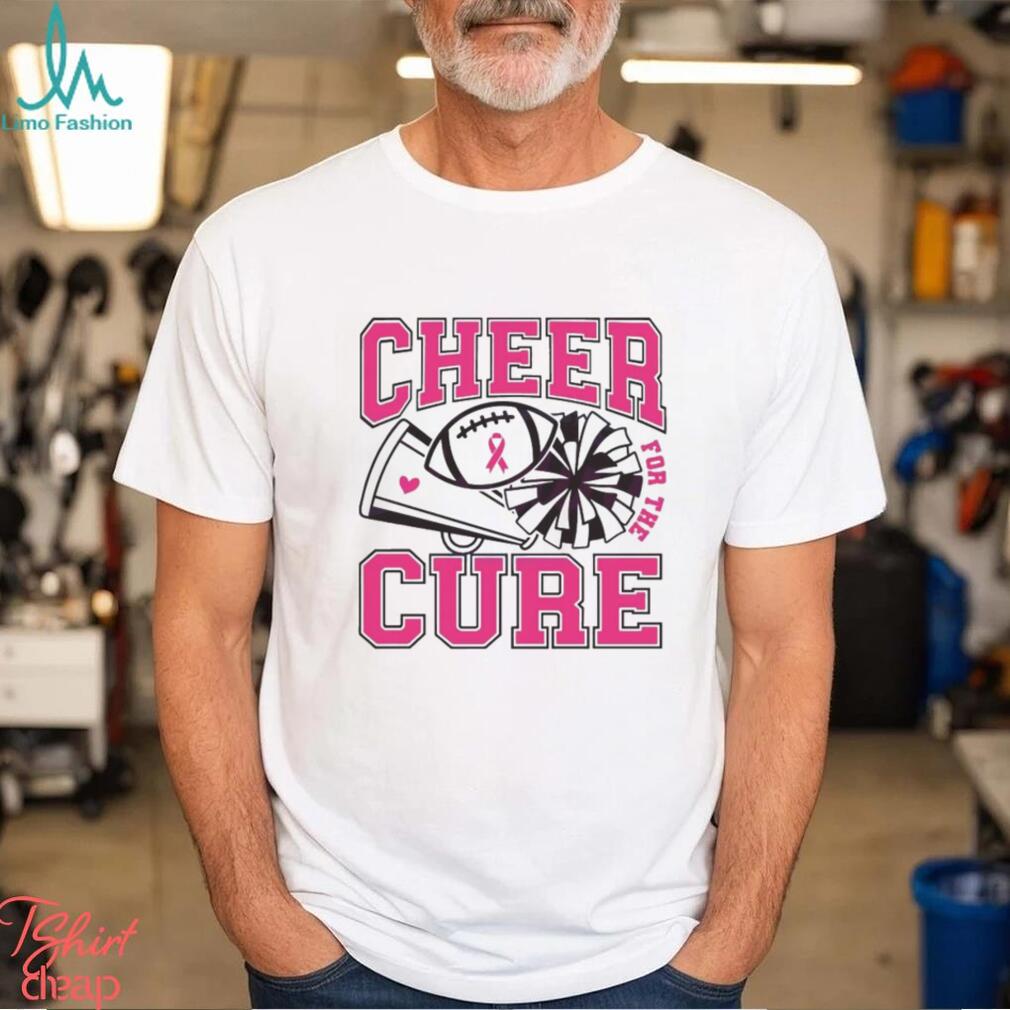 Cheer For The Cure Breast Cancer Awareness T Shirt - Limotees