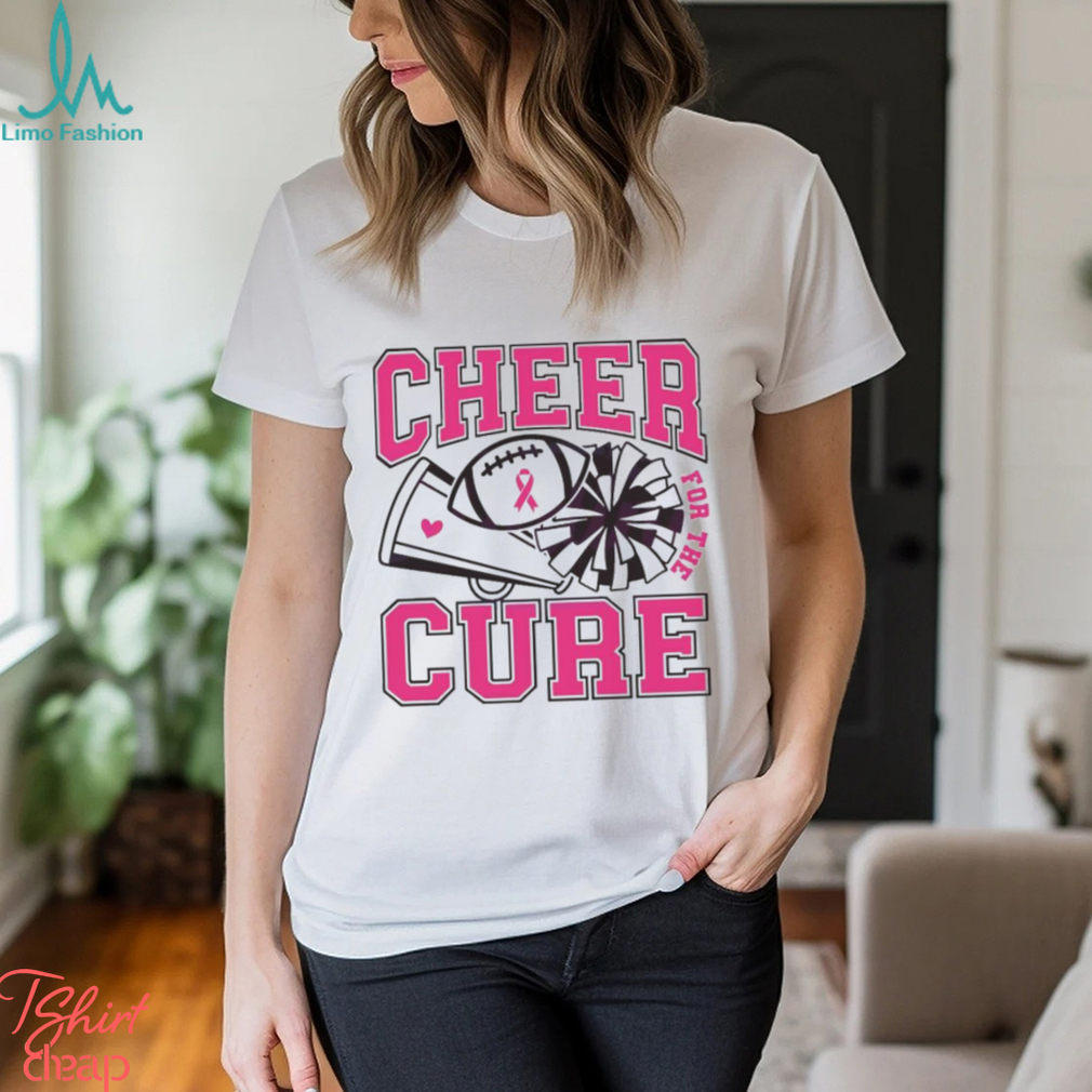 Cheer For The Cure Breast Cancer Awareness T Shirt - Limotees