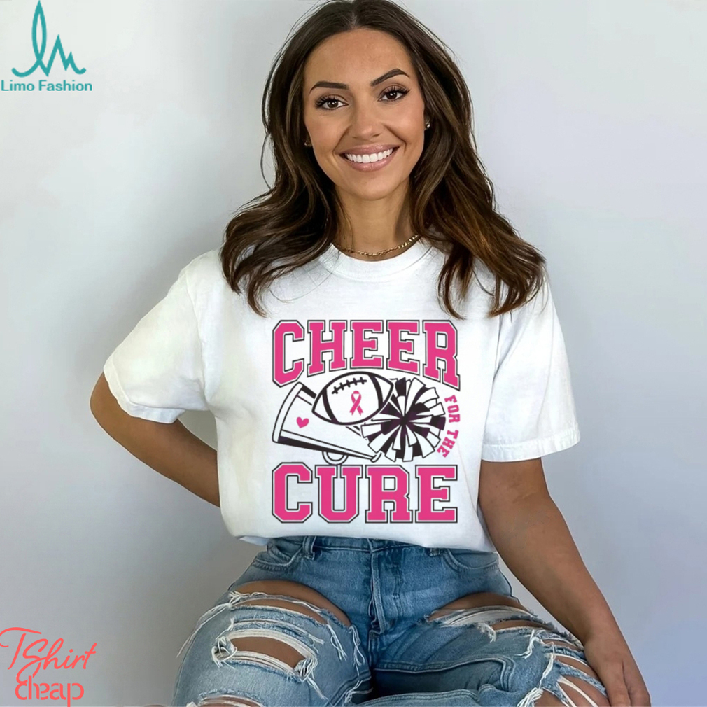 Cheer For The Cure Breast Cancer Awareness T Shirt - Limotees