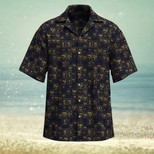 Chemical Elements Hawaiian Shirt