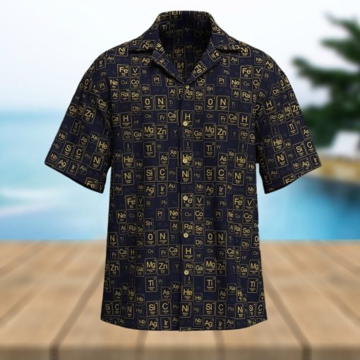 Chemical Elements Hawaiian Shirt